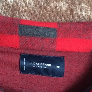 Men’s big and tall soft flannel shirt